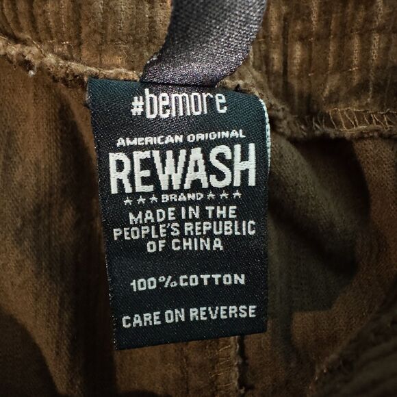 Rewash Corduroy Belted Mini Skirt 100% Cotton Juniors 5/27 Brown Y2K Academia - Picture 7 of 8